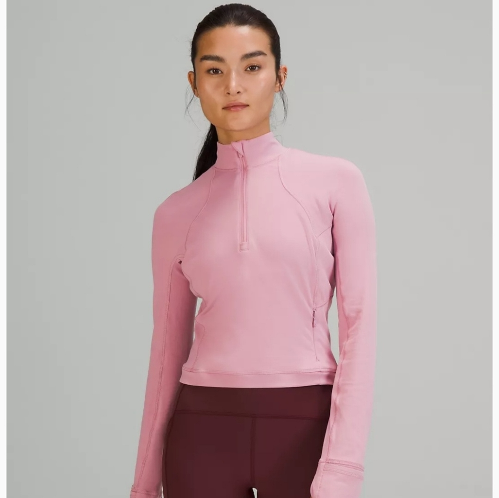 It's Rulu Run Cropped Half Zip